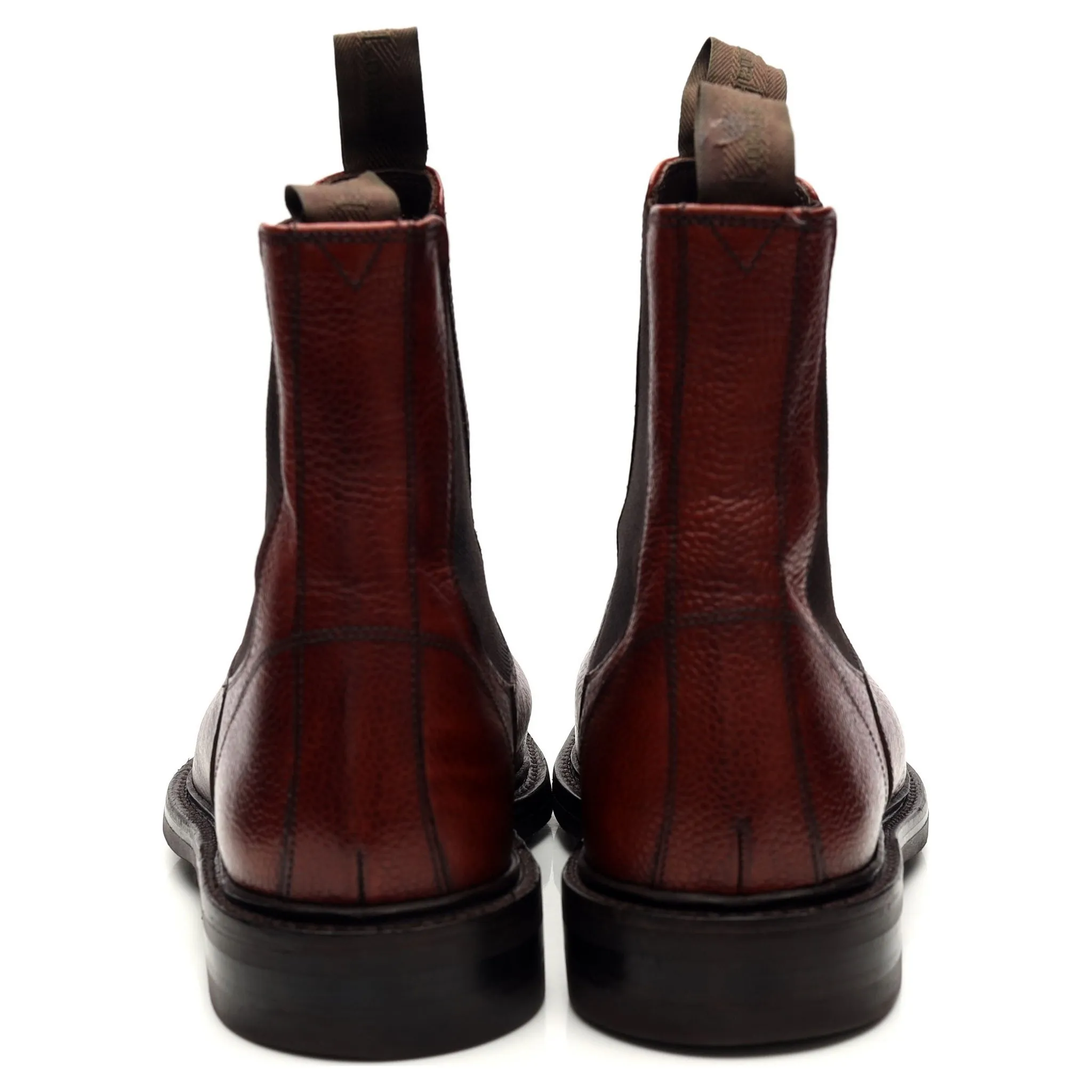 1880 Classic 'Dingley' Burgundy Grain Leather Chelsea Boot UK 8 F