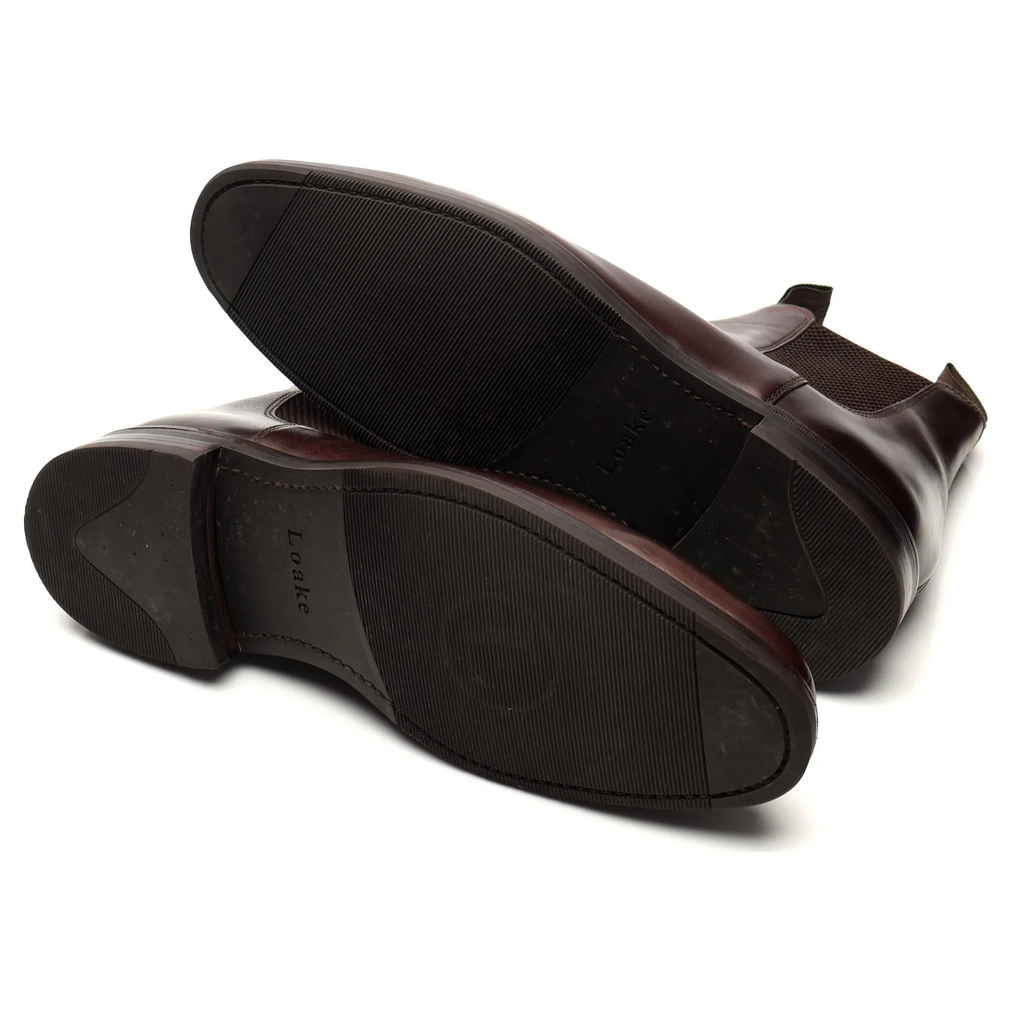 1880 'Emsworth' Dark Brown Leather Chelsea Boots UK 8 F