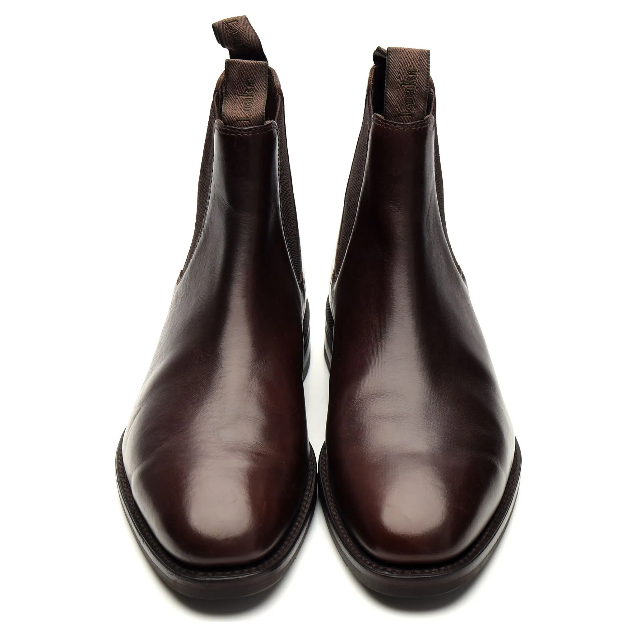 1880 'Emsworth' Dark Brown Leather Chelsea Boots UK 8 F