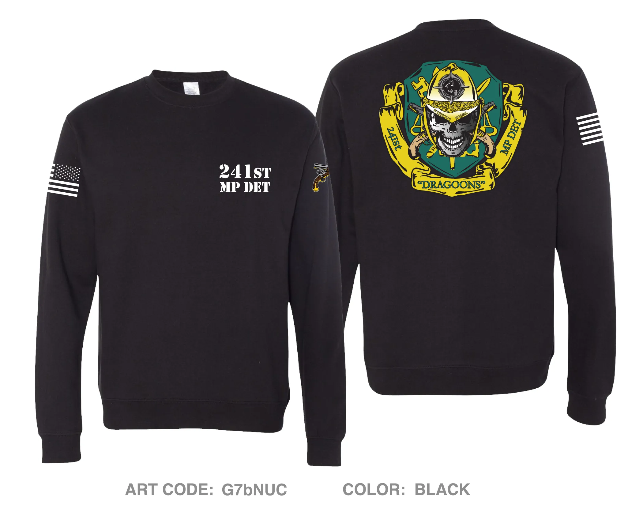 241st Military Police DET Comfort Unisex Crewneck Sweatshirt - G7bNUC