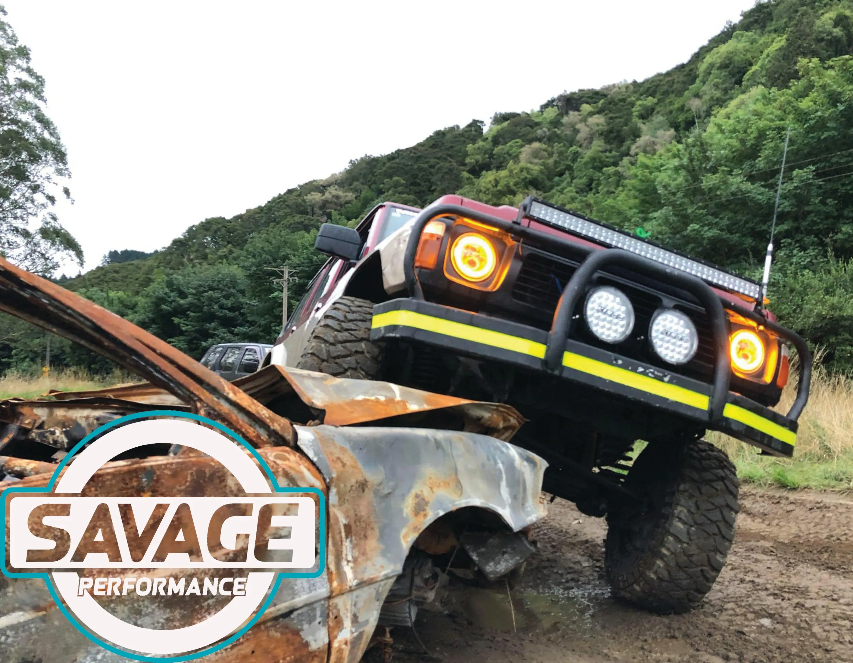 7 Inch HALO Round LED Headlights *Savage Performance*