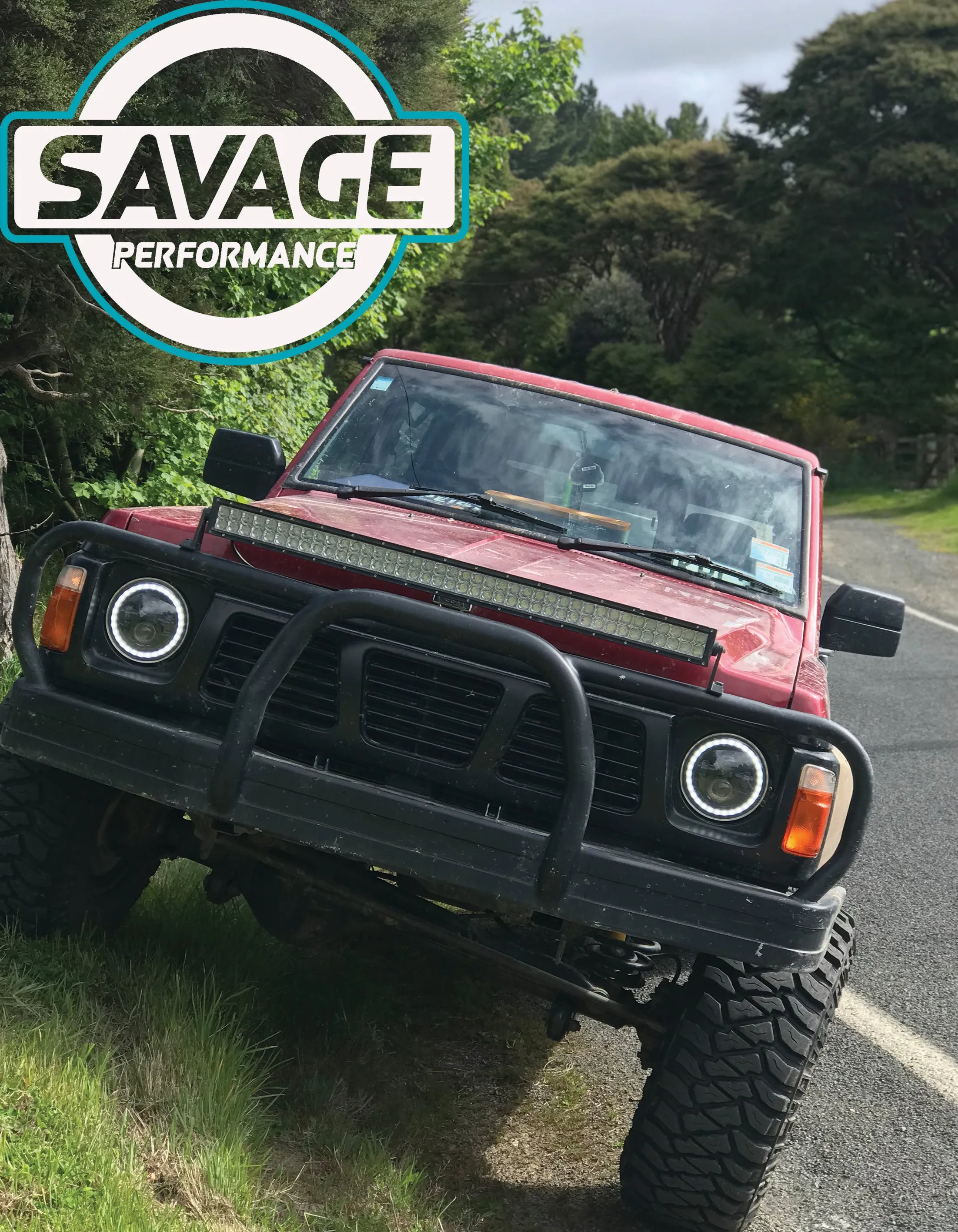 7 Inch HALO Round LED Headlights *Savage Performance*
