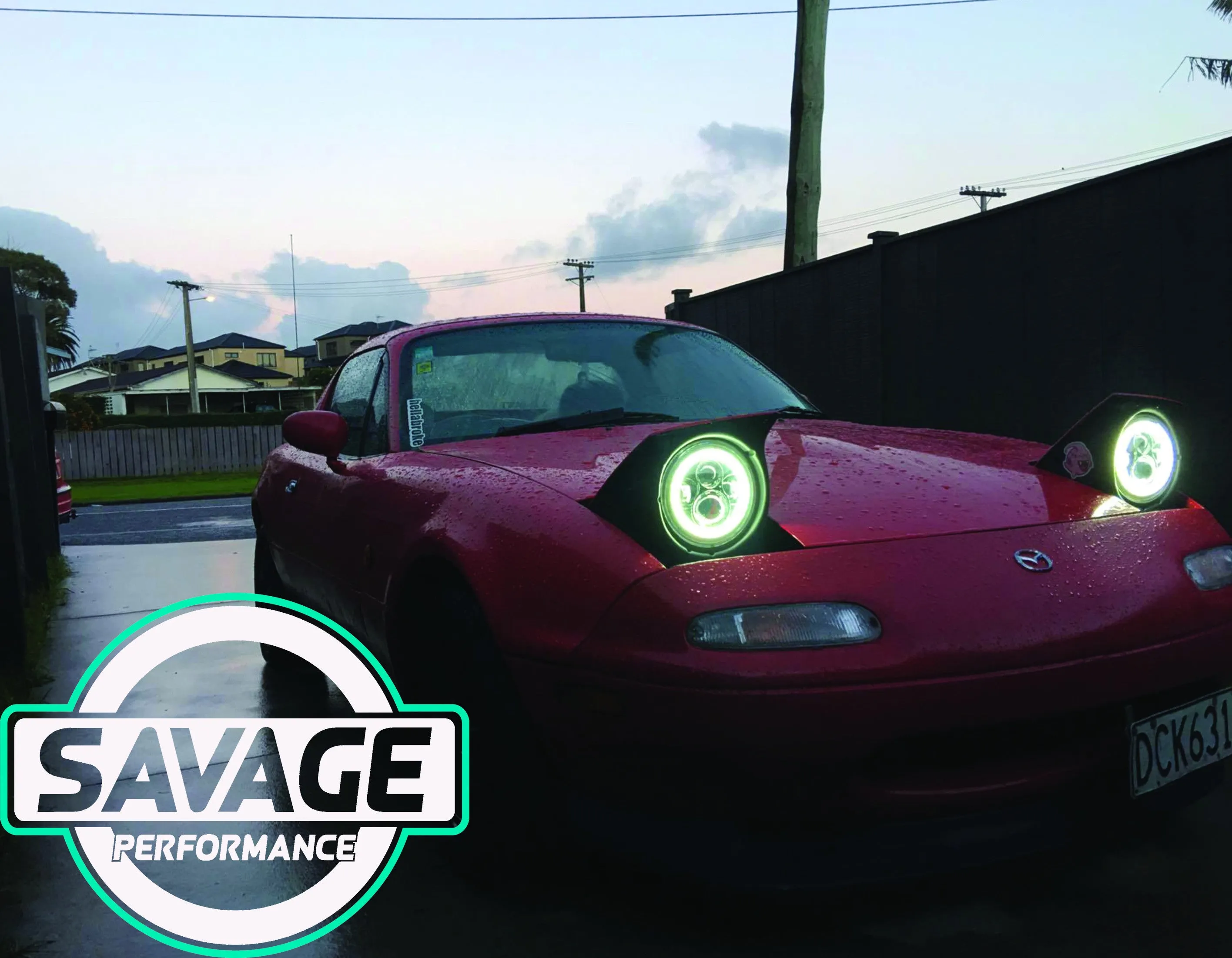 7 Inch HALO Round LED Headlights