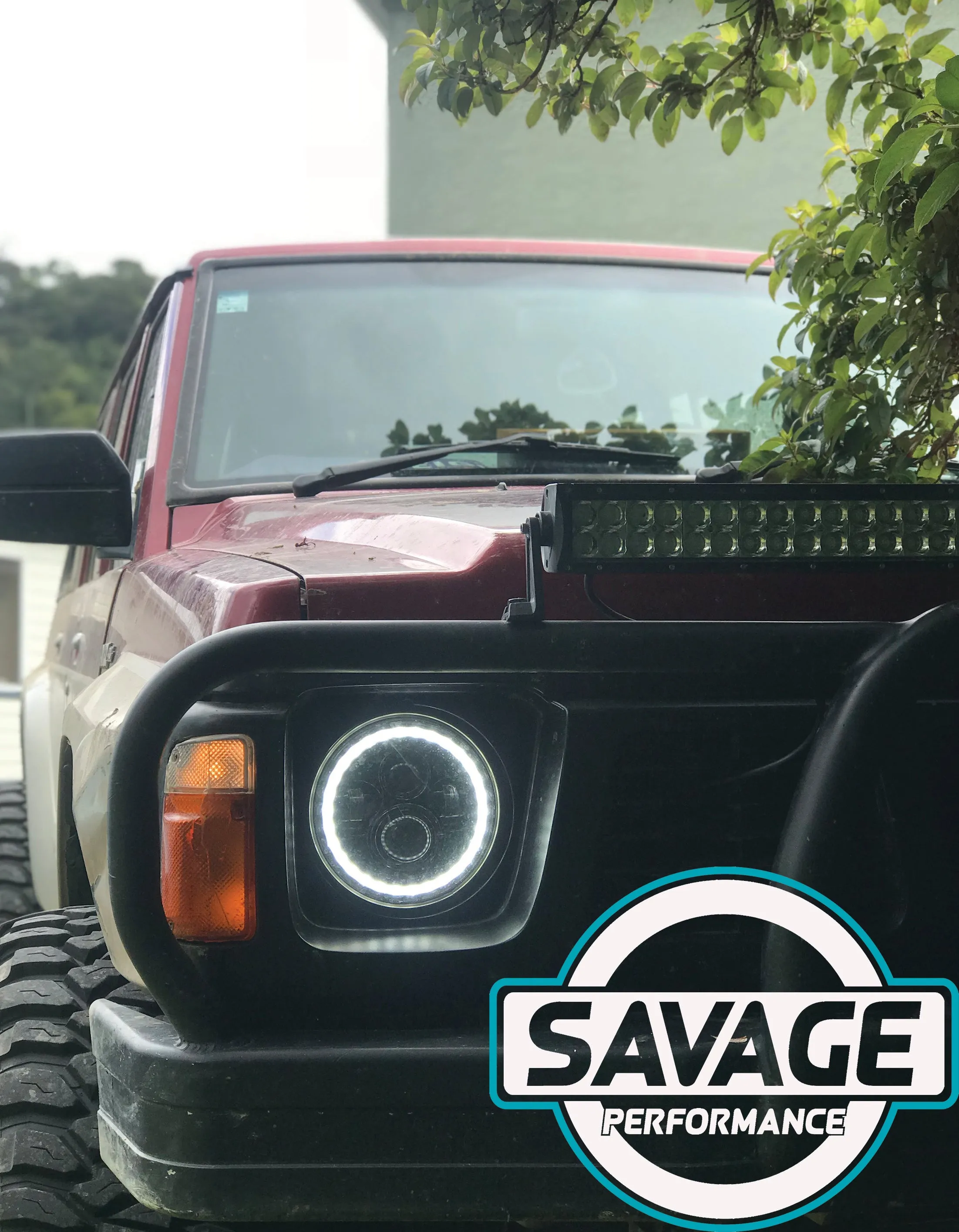 7 Inch HALO Round LED Headlights