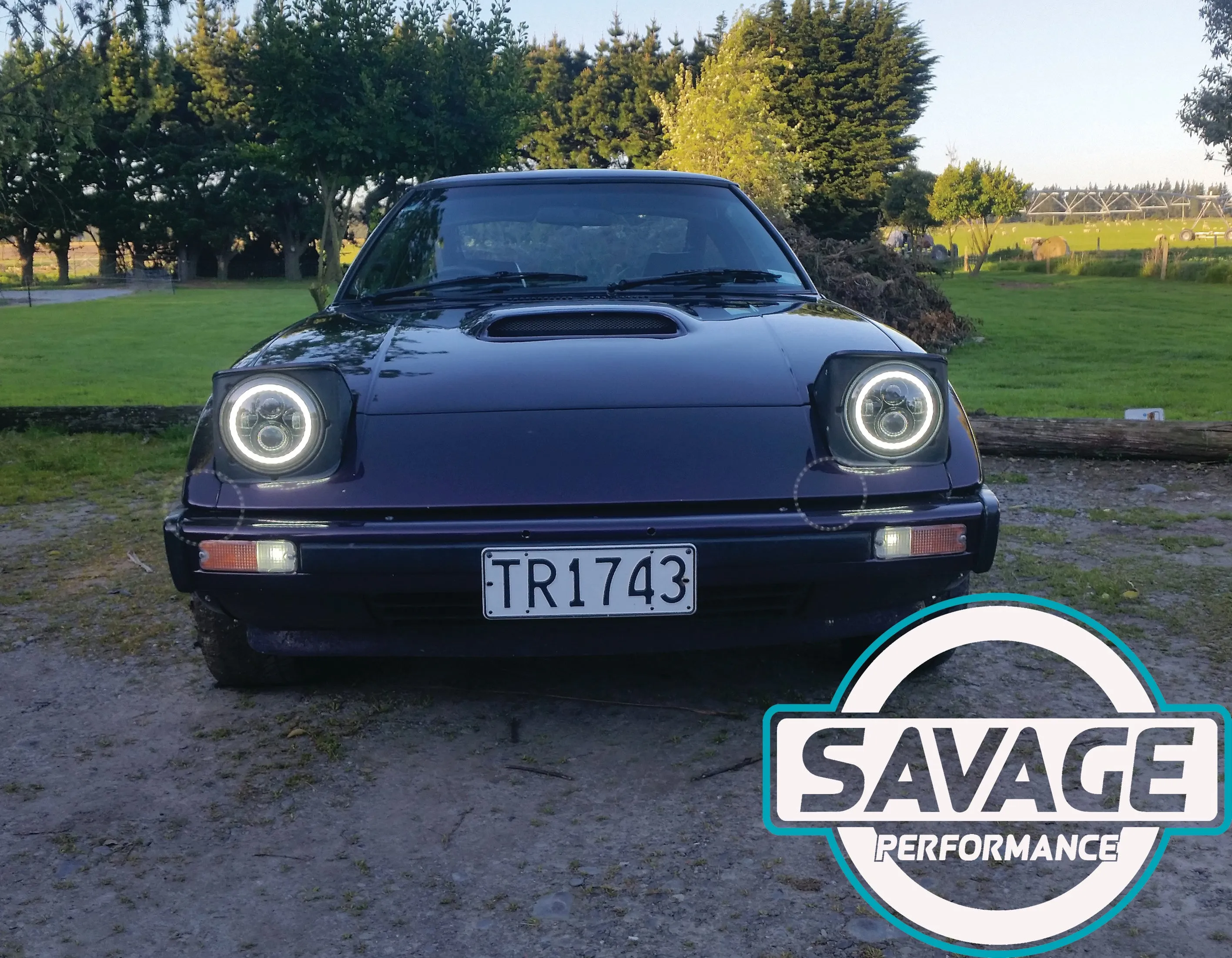 7 Inch HALO Round LED Headlights