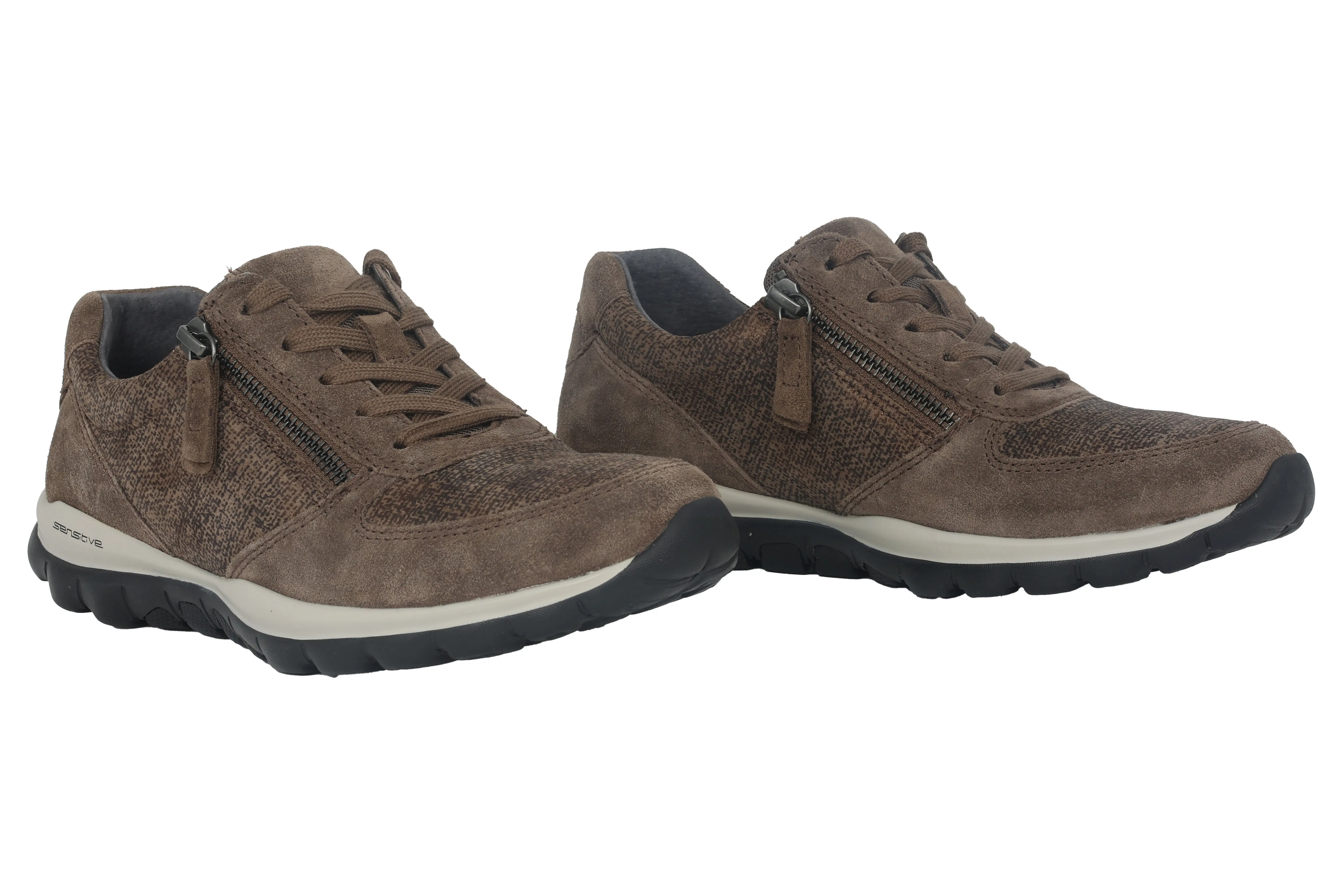 '76.968.61' women's walking rolling sneaker - brown