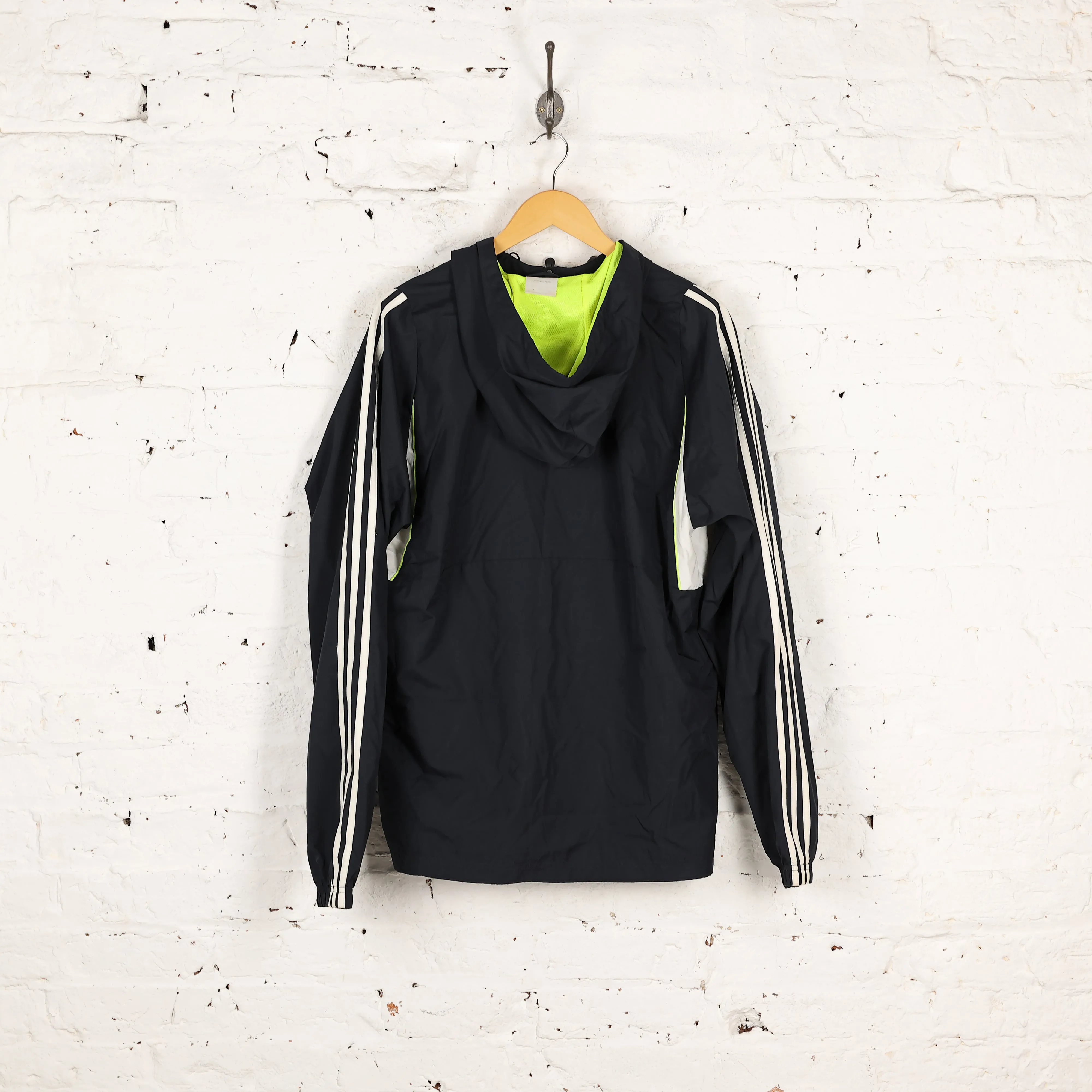 Adidas Chelsea Champions League Rain Jacket Coat - Black - L