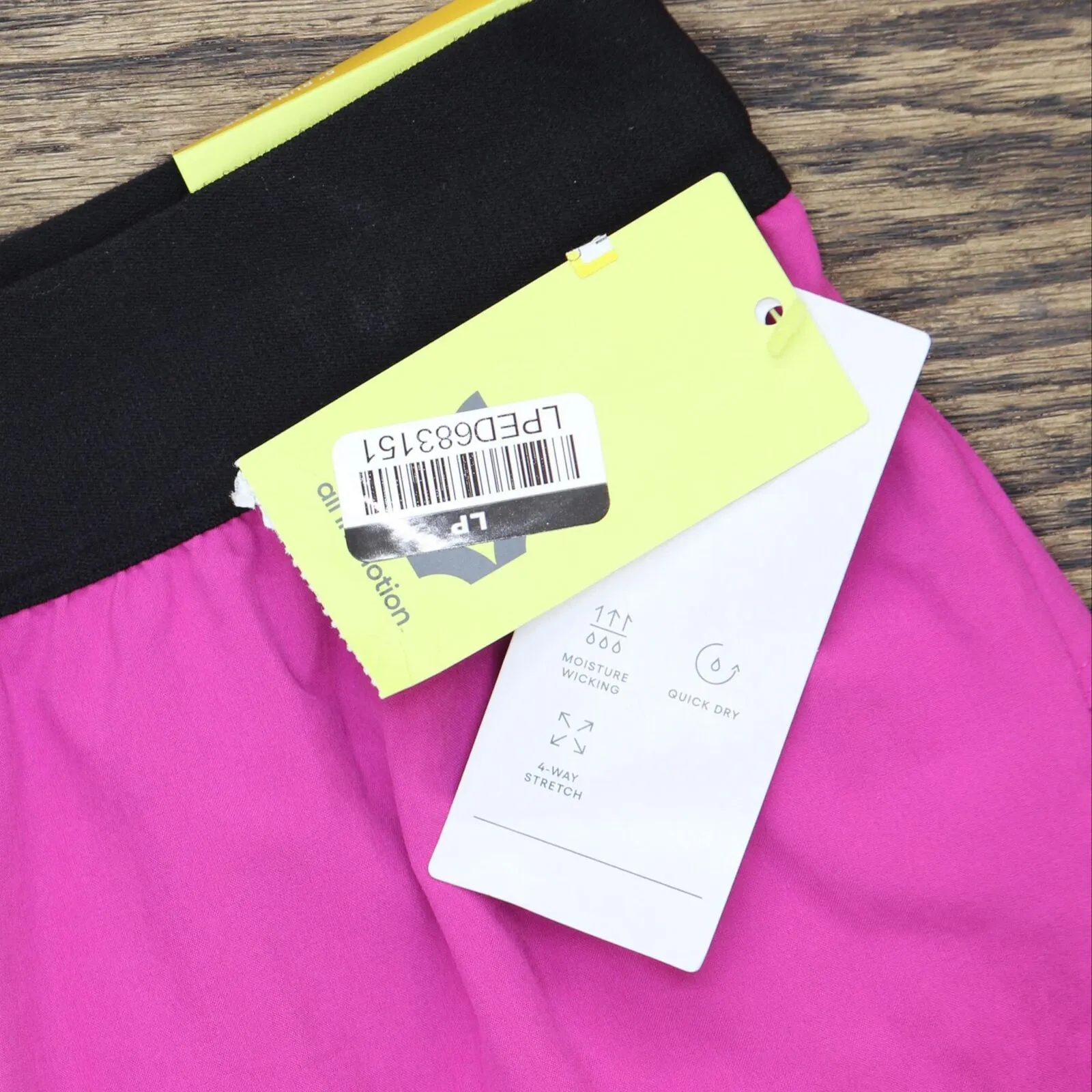 All In Motion Men's Lined Run Shorts 5" 3G8590 Ravishing Pink S