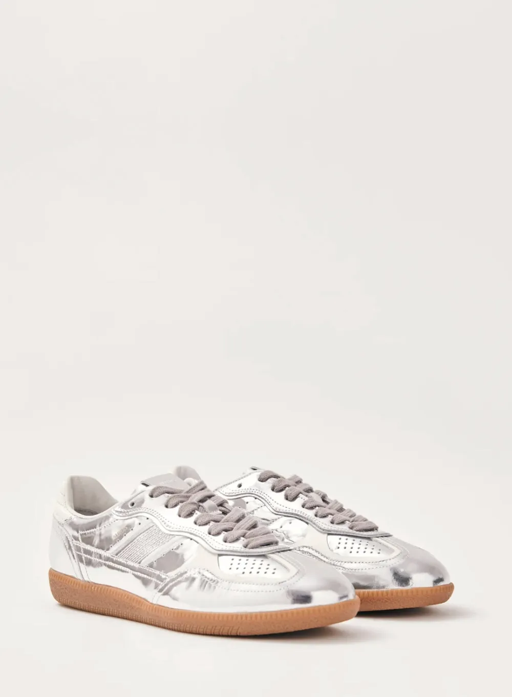 ALOHAS | Tb. 490 Rife Shimmer Silver Cream Sneakers