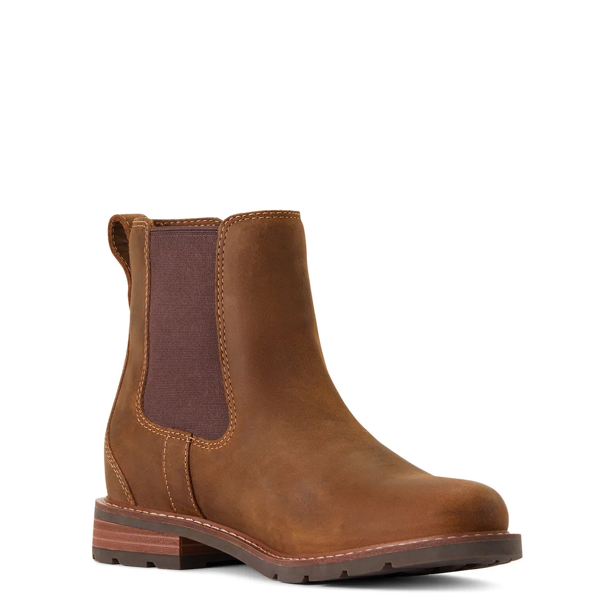 Ariat Women's Wexford Waterproof Chelsea Boot - Weathered Brown