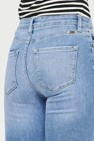 Ashton Distressed Cat's Whiskers Button Fly Jeans