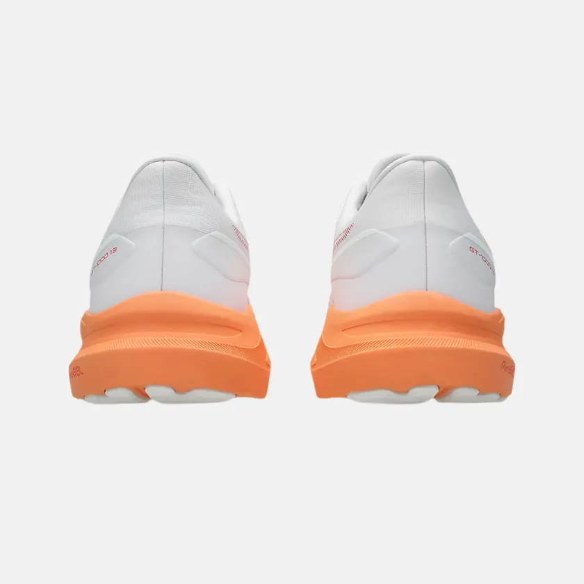 Asics GT-1000 13 Men's Running Shoes -White/Coral Reflective