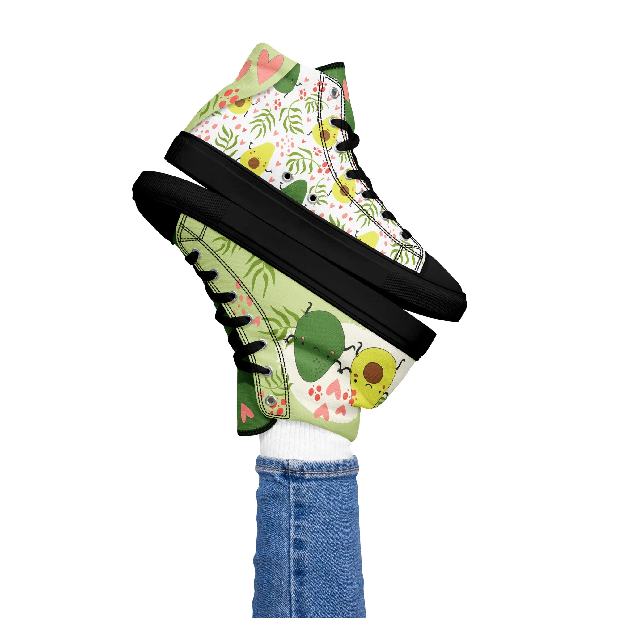 Avocuddles Women's High Top Custom Sneakers