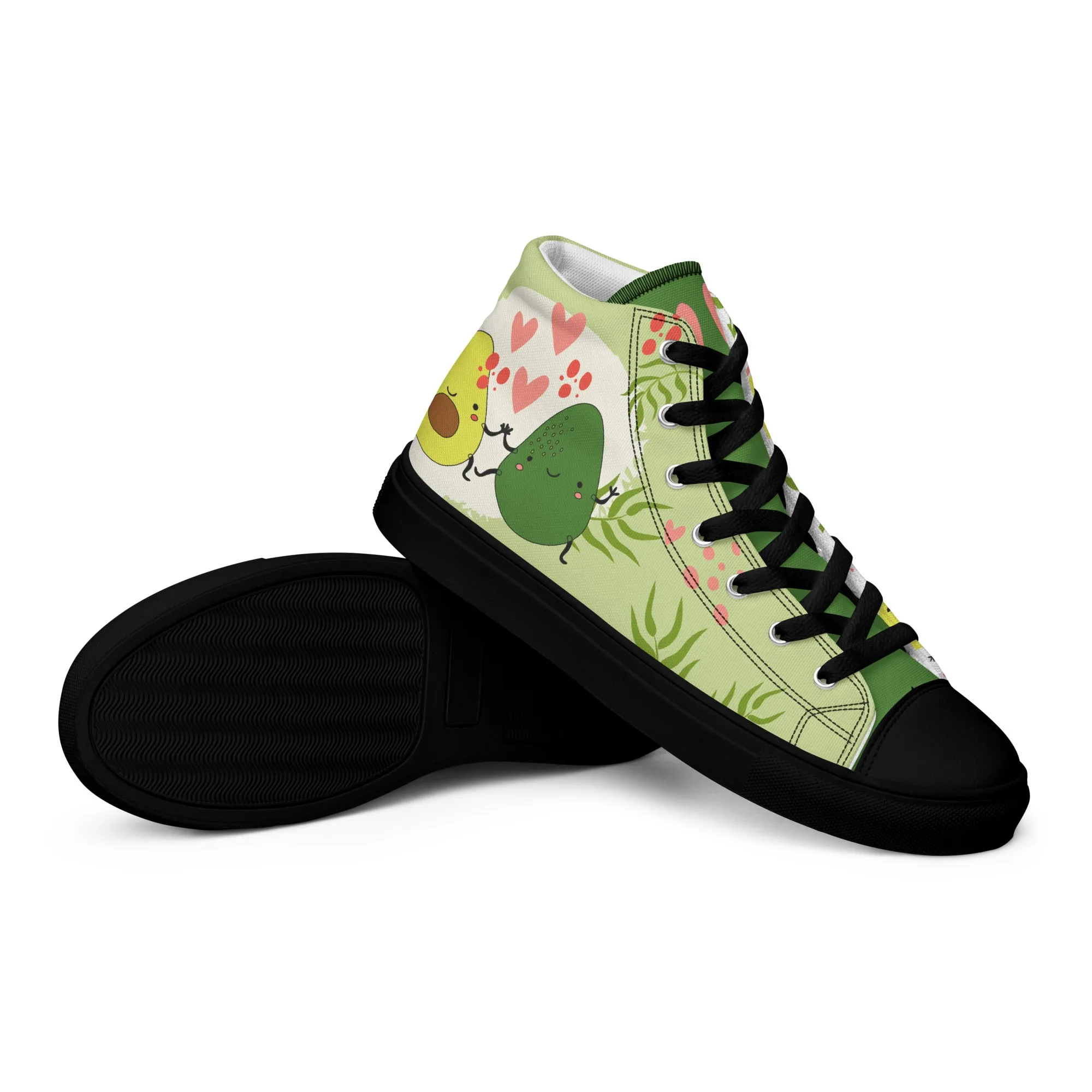 Avocuddles Women's High Top Custom Sneakers
