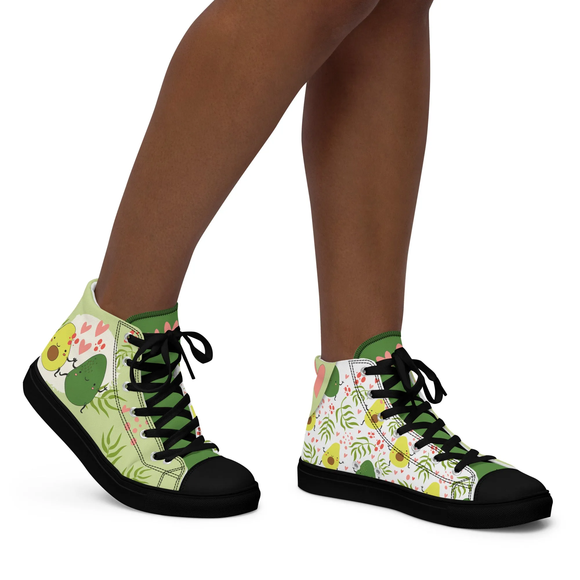 Avocuddles Women's High Top Custom Sneakers
