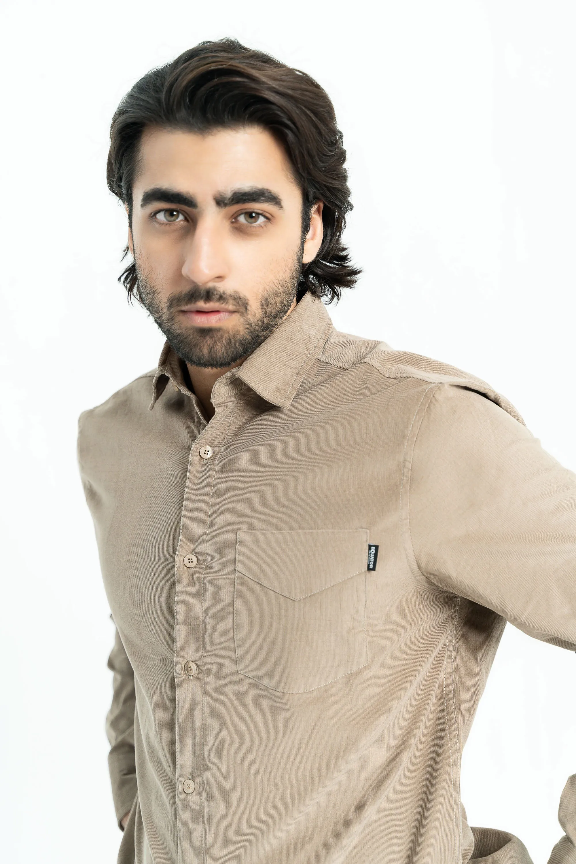 Beige Casual Shirt
