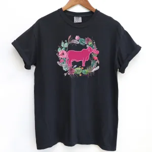 Brahman Cactus Wreath ComfortWash/ComfortColor T-Shirt (S-4XL) - Multiple Colors!