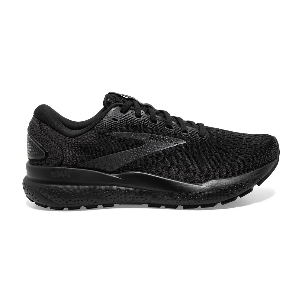 Brooks Ghost 16 (Womens) - Black/Black/Ebony
