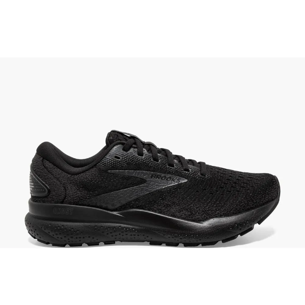 Brooks Ghost 16 (Womens) - Black/Black/Ebony