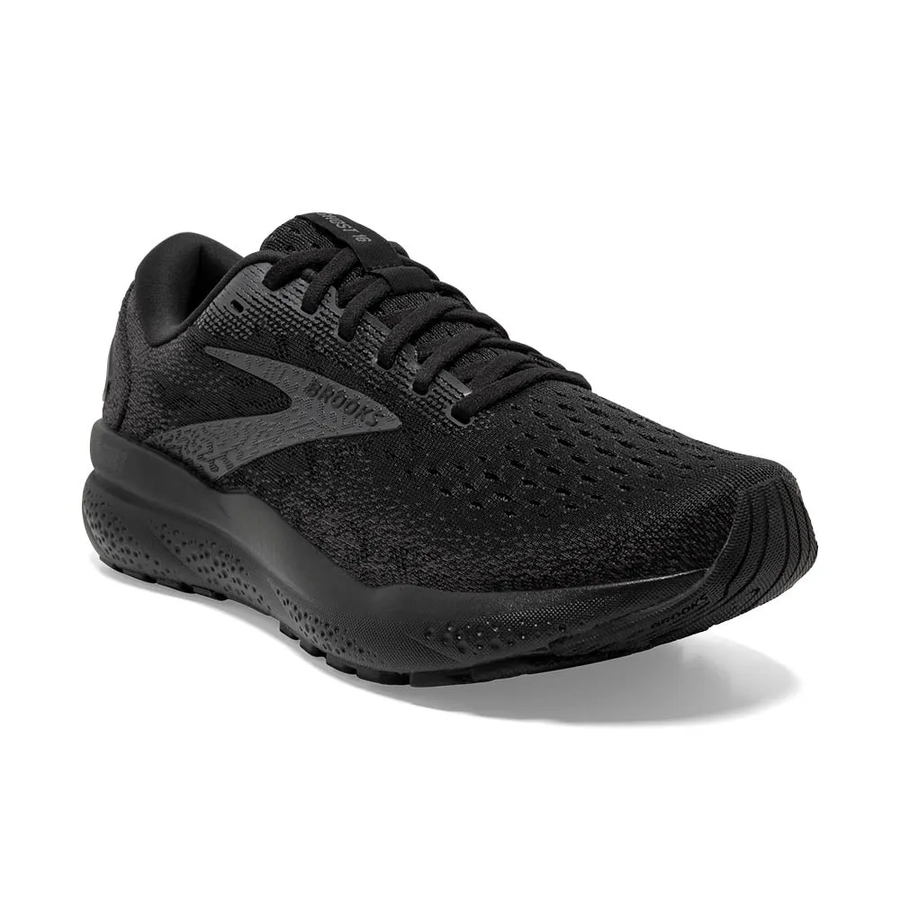 Brooks Ghost 16 (Womens) - Black/Black/Ebony