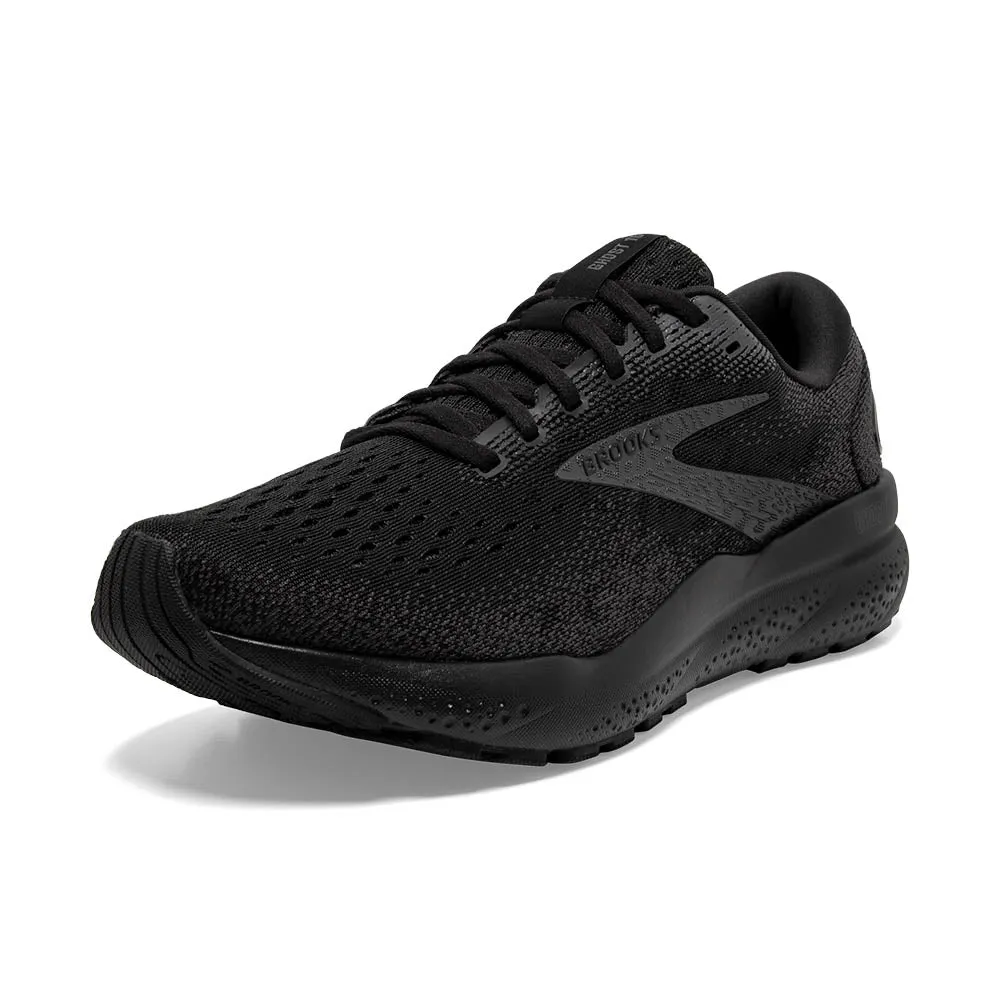 Brooks Ghost 16 (Womens) - Black/Black/Ebony