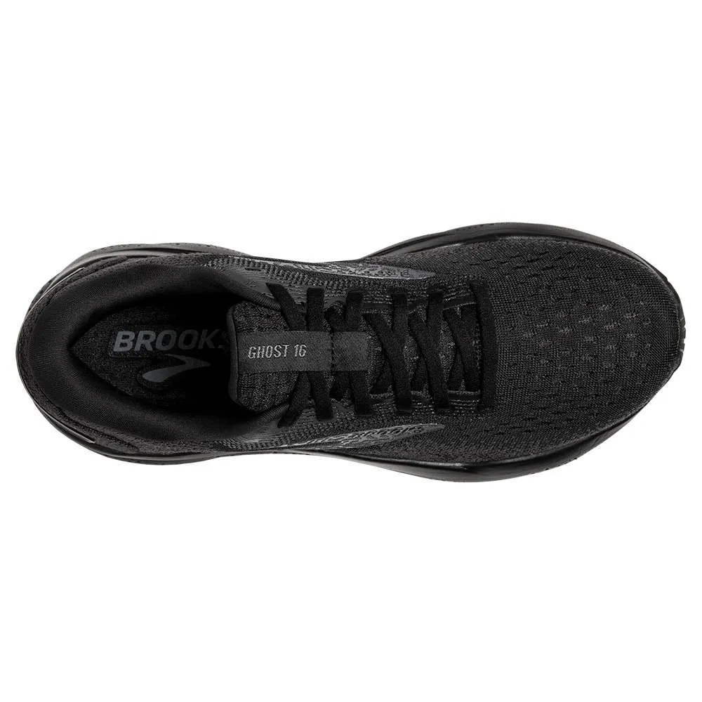 Brooks Ghost 16 (Womens) - Black/Black/Ebony