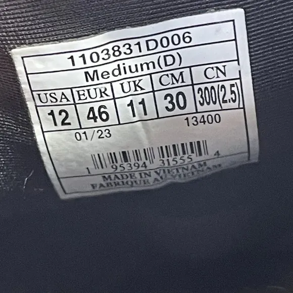 Brooks Glycerin GTS 20 Men Size 12 Black Running Shoes Sneakers