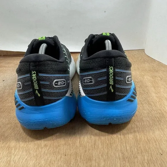 Brooks Glycerin GTS 20 Men Size 12 Black Running Shoes Sneakers