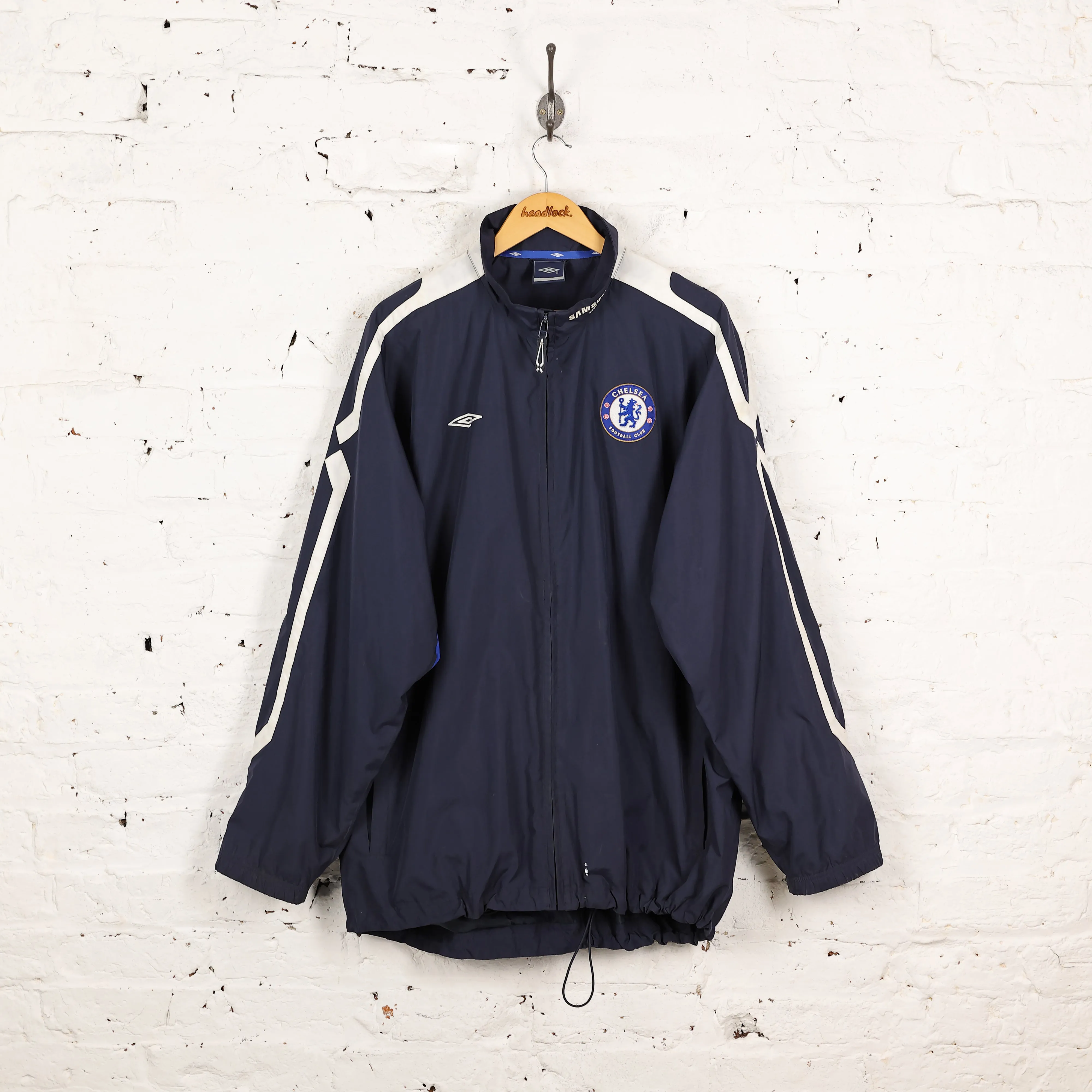 Chelsea 2004 Umbro Shell Training Jacket Top - Blue - XXL