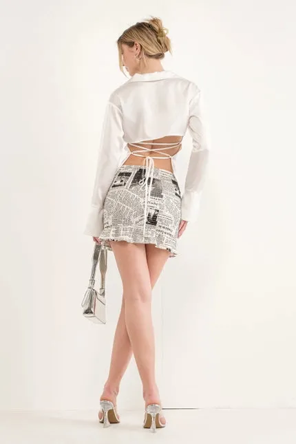 Chelsea Backless Blouse
