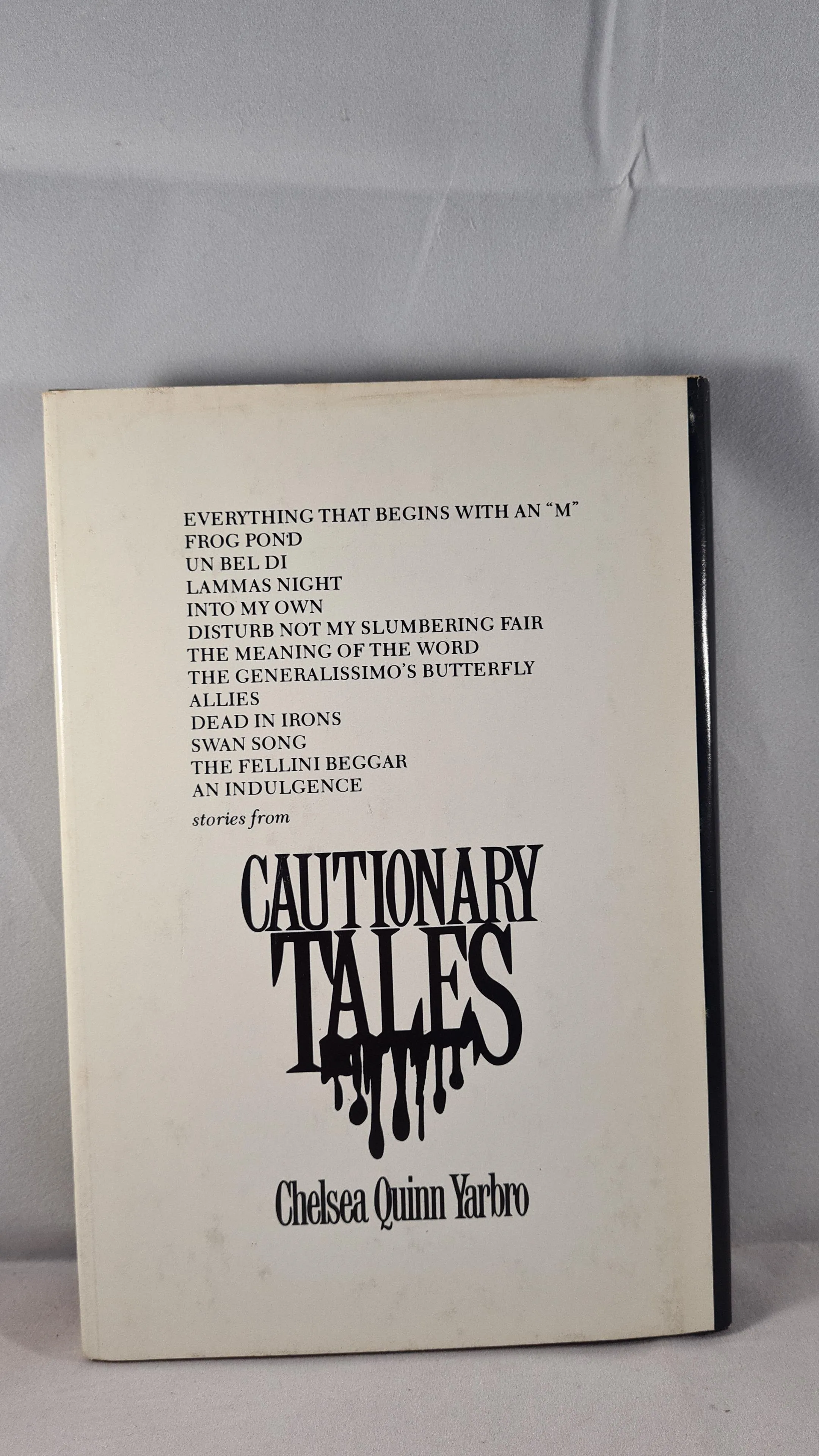 Chelsea Quinn Yarbro - Cautionary Tales, Doubleday, 1978, First Edition