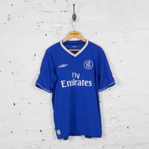 Chelsea Umbro 2003 Home Football Shirt - Blue - L