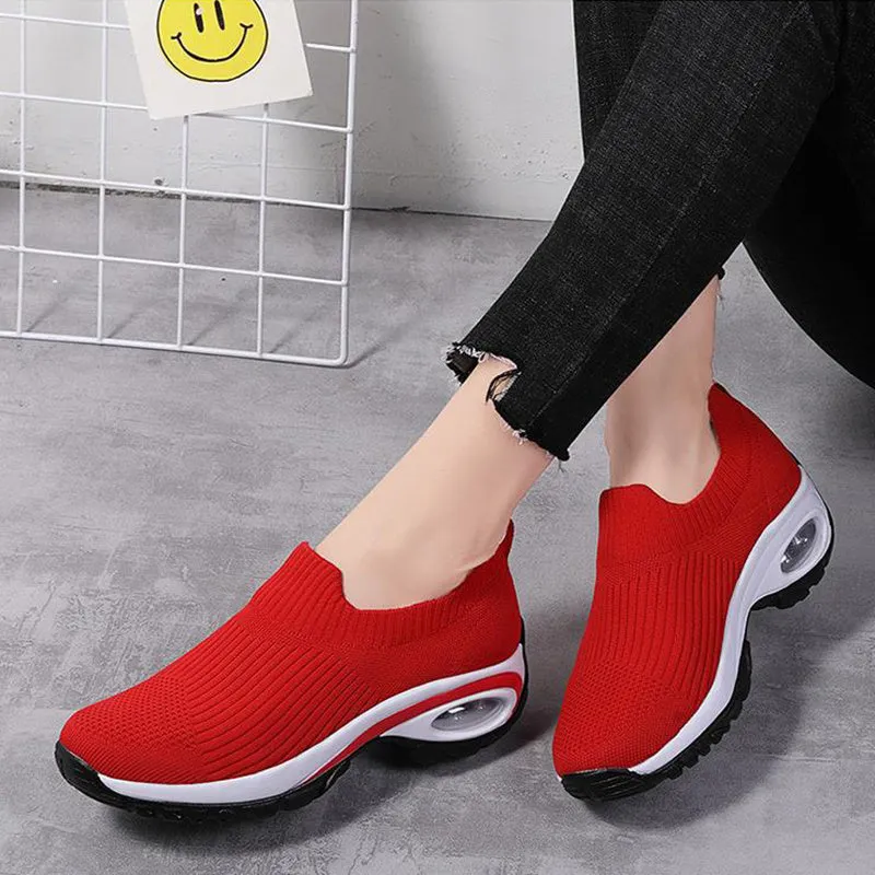 Christine – Women's Air Cushion Sneakers with Breathable Mesh