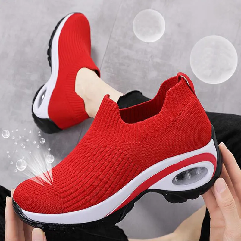 Christine – Women's Air Cushion Sneakers with Breathable Mesh