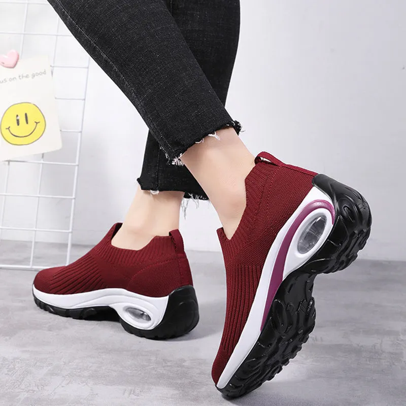Christine – Women's Air Cushion Sneakers with Breathable Mesh