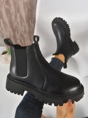 Chunky Chelsea Boots - Black