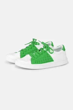 City Sneaker - White Fern Green