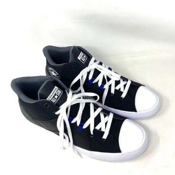 Converse Chuck Taylor Flux Ultra Mid Black Mesh Leather Men’s Sneakers A00810C