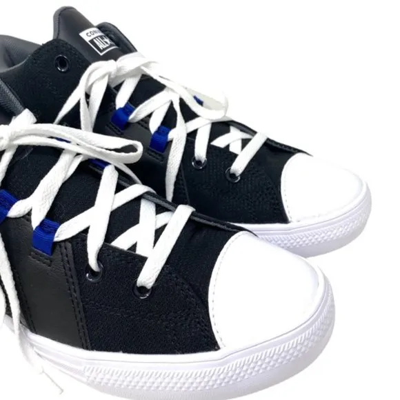 Converse Chuck Taylor Flux Ultra Mid Black Mesh Leather Men’s Sneakers A00810C