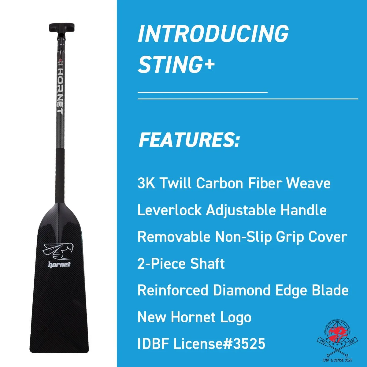 Custom design - (lever) - Hornet adjustable paddle