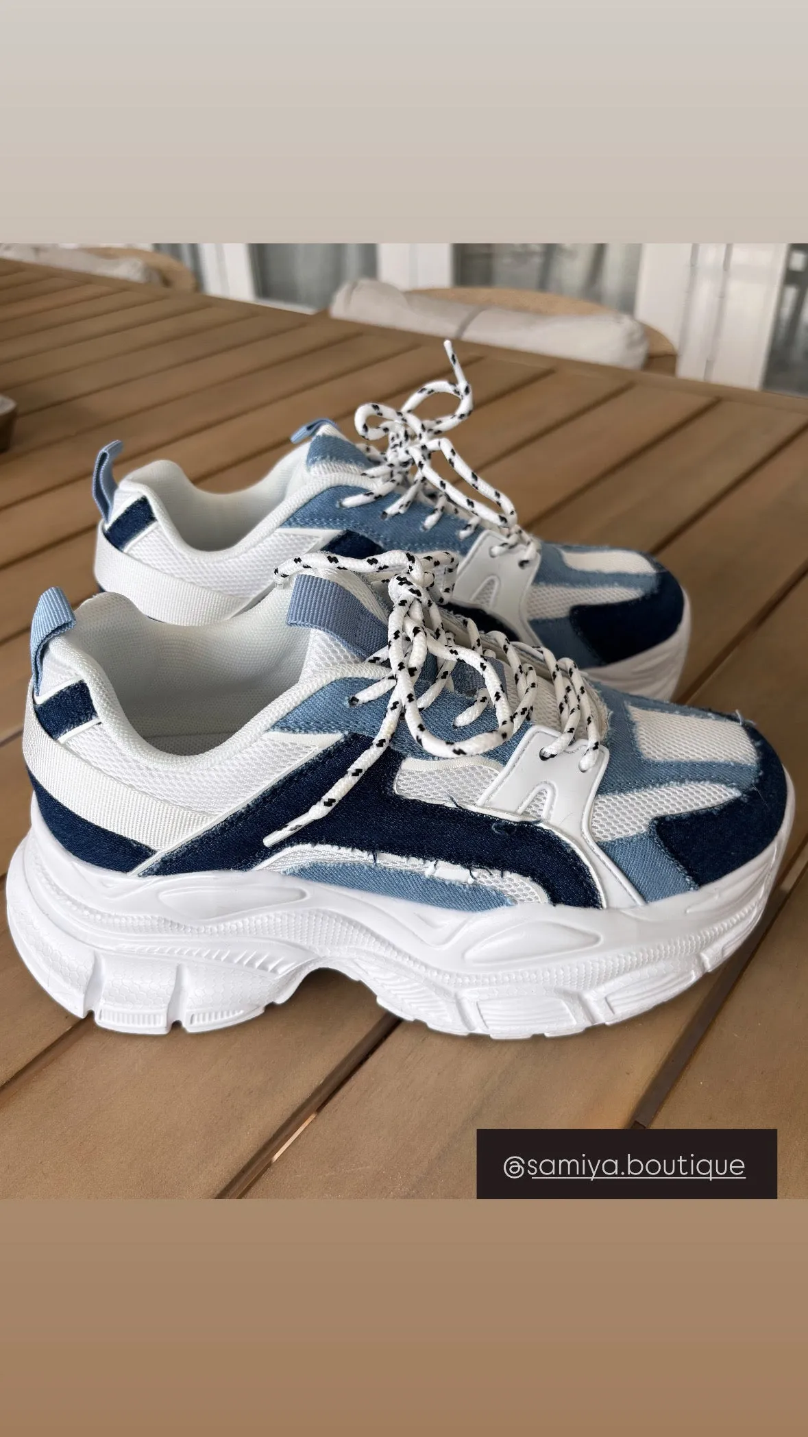 Denim sneakers
