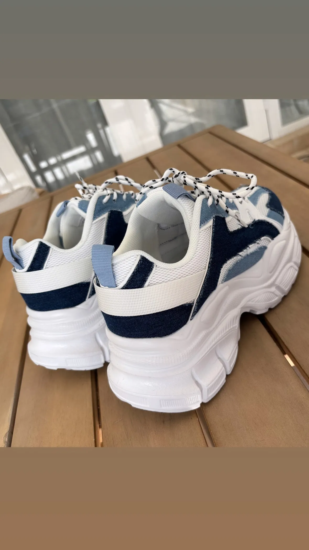 Denim sneakers