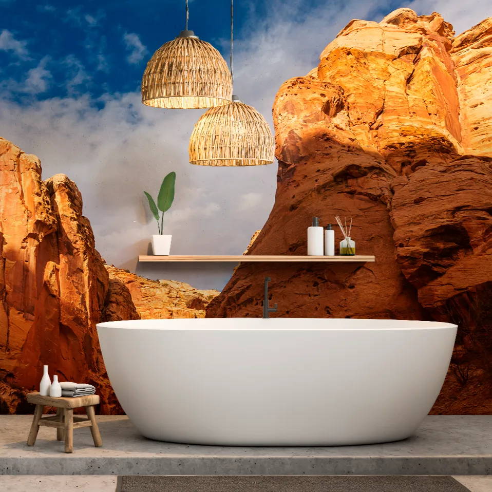 Desert Canyon Wallpaper Mural