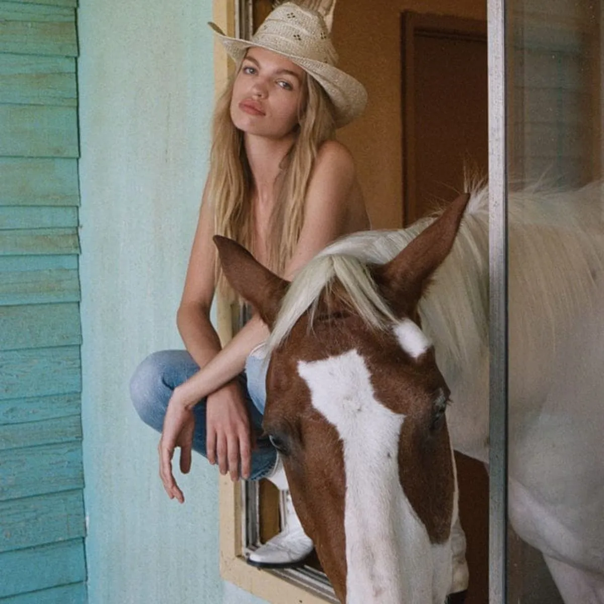 Desert Rose Cowboy Hat