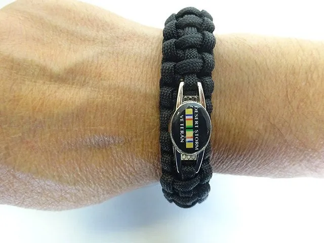 Desert Storm Veteran Paracord Bracelet