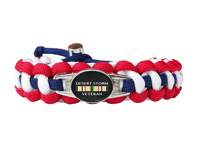 Desert Storm Veteran Paracord Bracelet