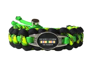 Desert Storm Veteran Paracord Bracelet
