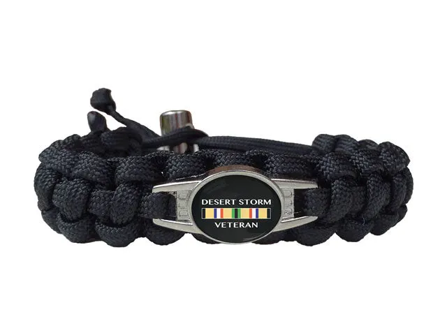 Desert Storm Veteran Paracord Bracelet