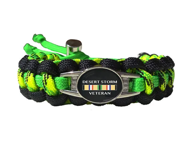 Desert Storm Veteran Paracord Bracelet