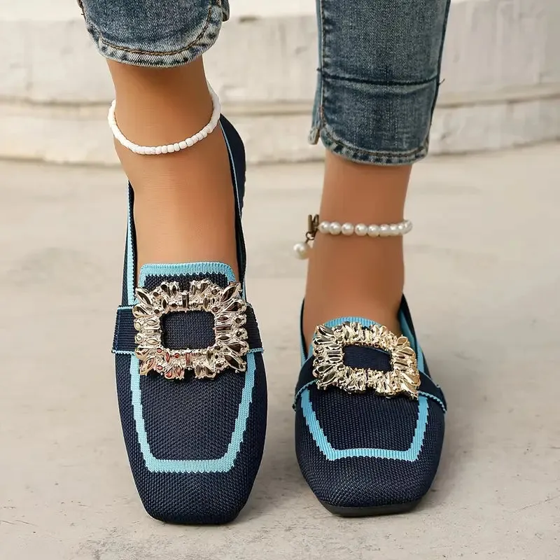 Dracelle – Iriserende slip-ons